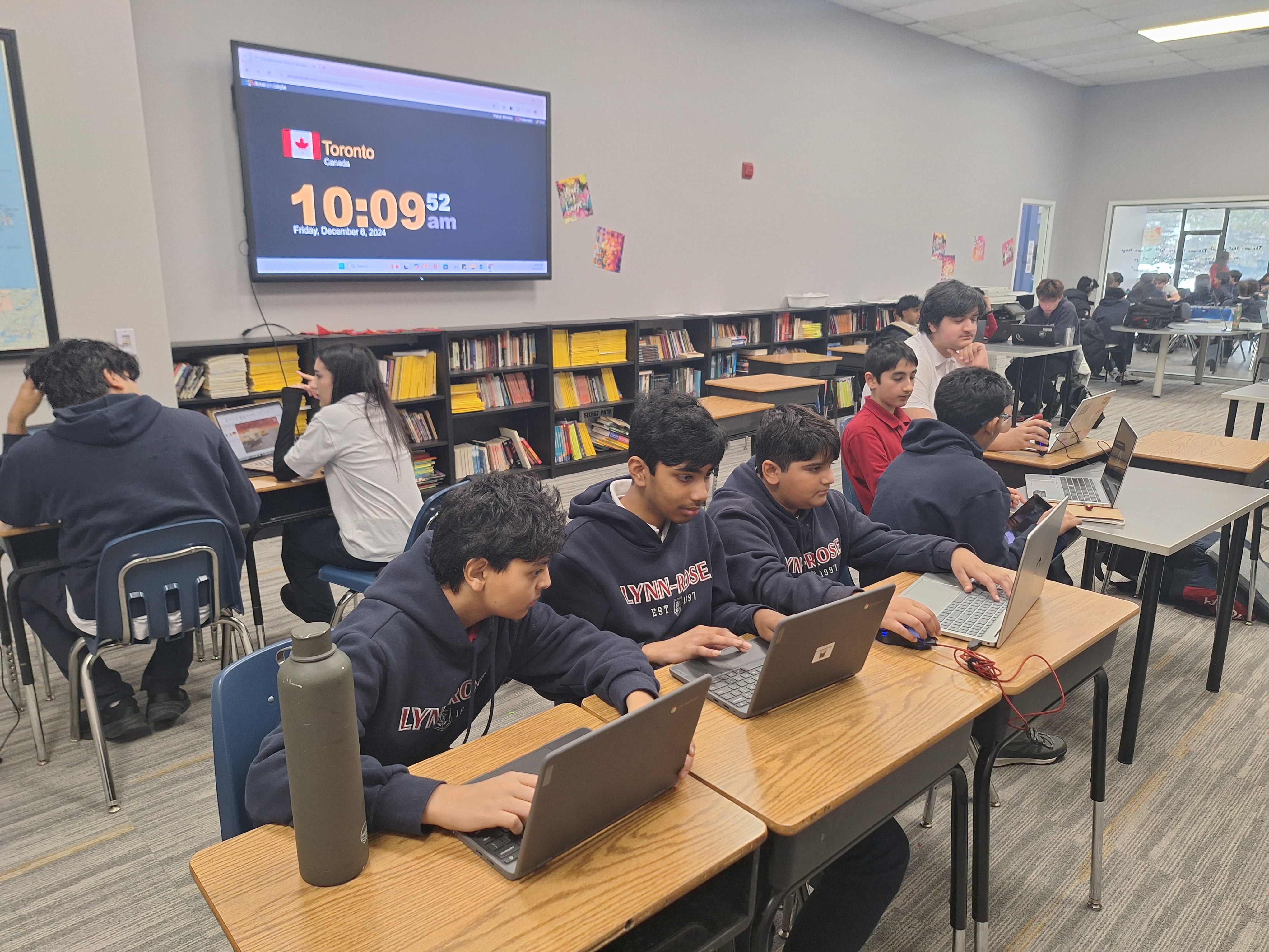 Hackathon workspace from last year's event